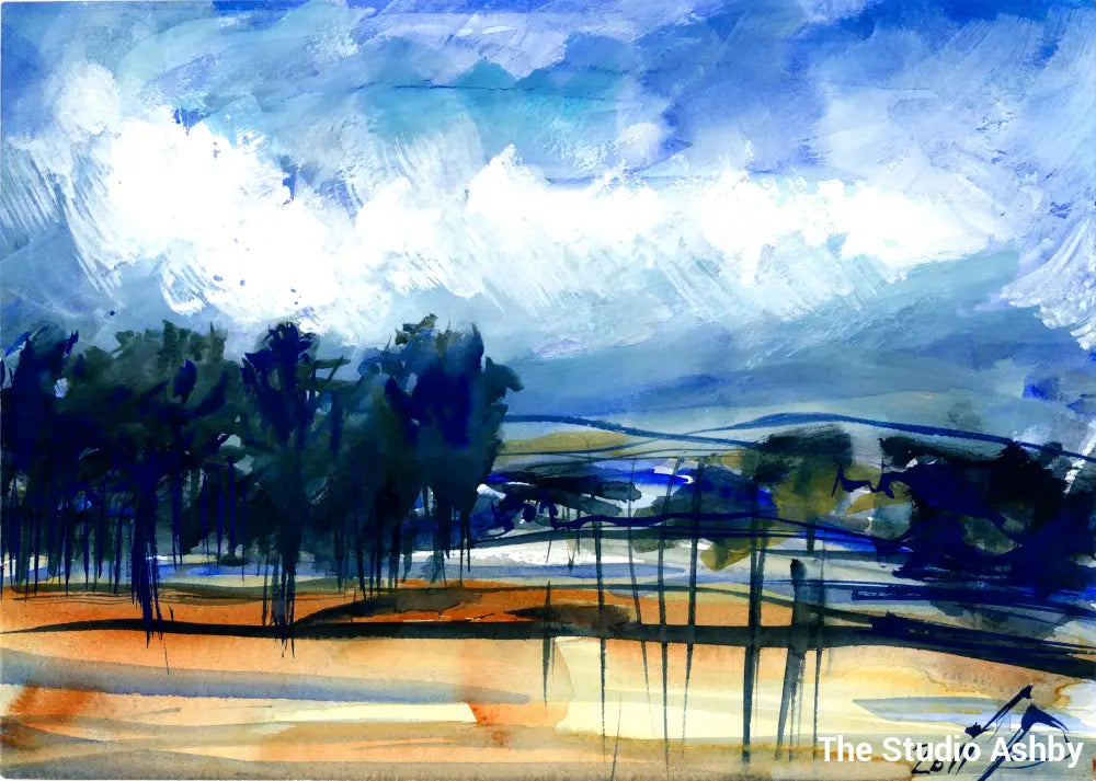 Brush Strokes In The Clouds